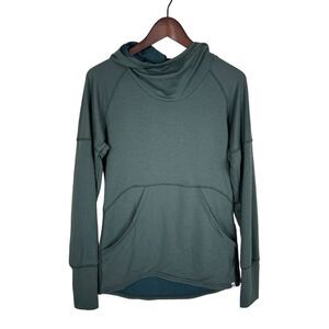 Flyflow Green Teal Hooded Sweatshirt Women's XS